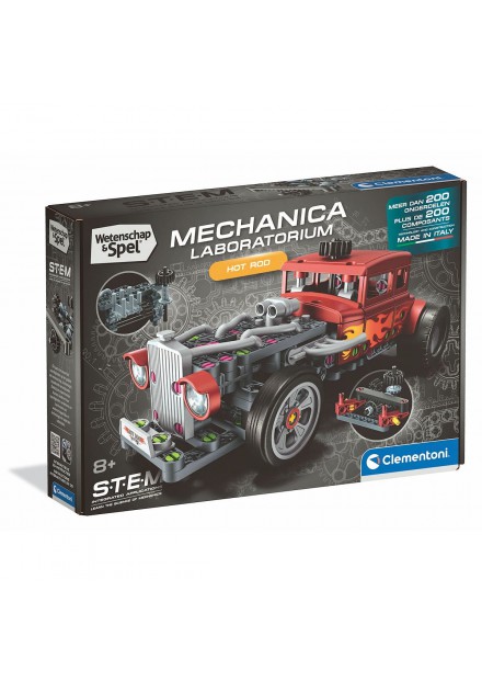 Clementoni Mechanica Vuur Hot Rod Bouwset