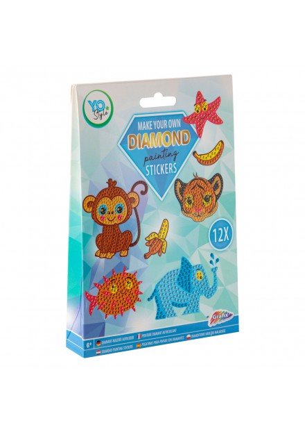 Moxy Diamond painting stickers jungle