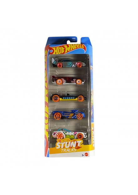 Hot Wheels Auto Diecast 5-Pack stunt track  J KG07