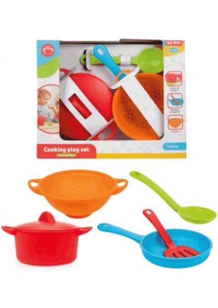 Pannenset met spatels 6 -delig