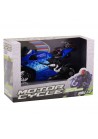 Race motorfiets in doos blauw