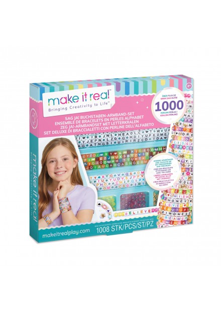Make It Real Alfabet kralen set