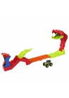 Hot Wheels monster trucks snake slam takedown track