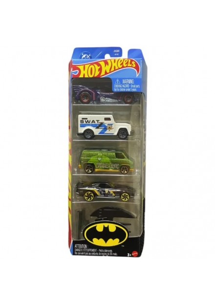 Hot Wheels Auto Diecast 5-Pack  JKG 08 BATMAN