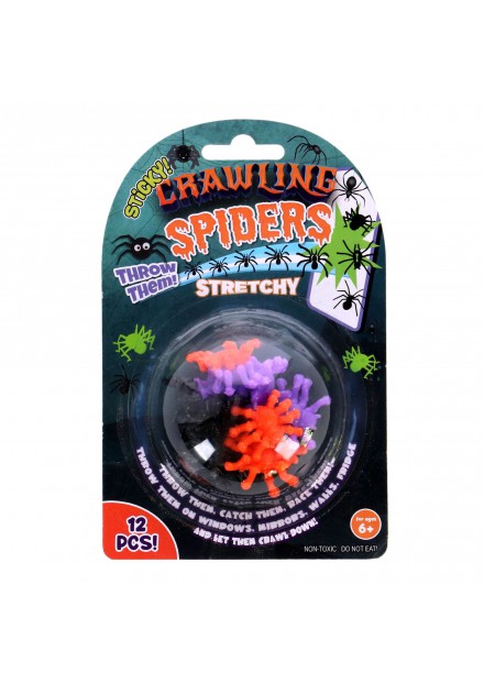 Kruipende sticky spin raamlopers 12 stuks
