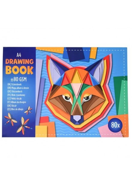 Schetsboek A4  80 vel 80 grams
