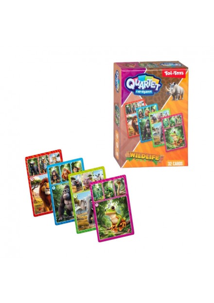 Spel Kwartet wild life