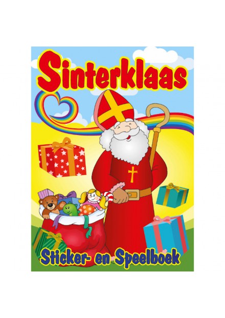 Sinterklaas kleurboek met stickers