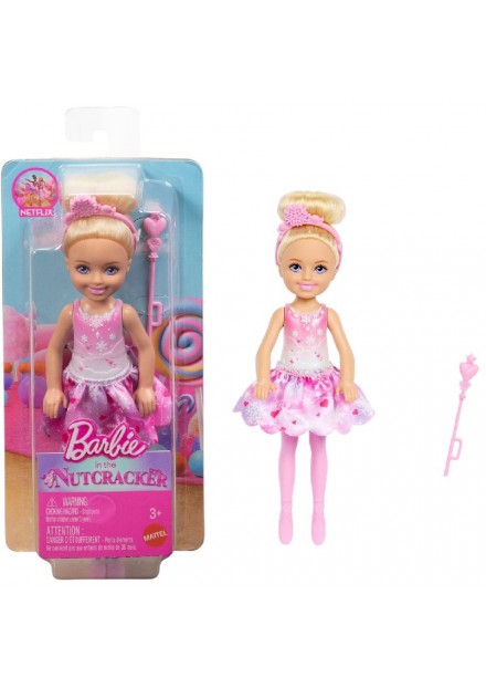 Barbie fantasy notenkraker chelsea sneeuwfee wit blond