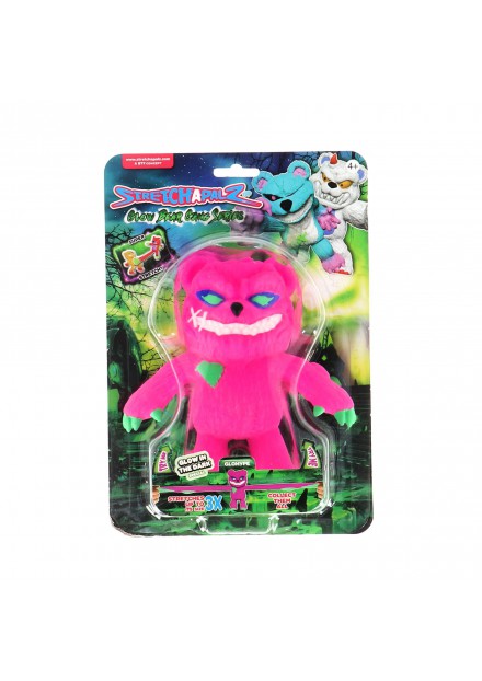 Stretchapalz Glow Bear Gang 14 cm rose