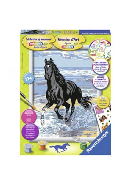 Ravensburger Schilderen Op Nummer paard in de branding