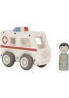 Little Dutch ambulance met pegdoll fsc