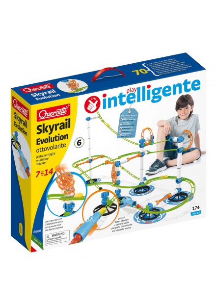 Quercetti knikkerbaan Skyrail Evolution 174dlg.