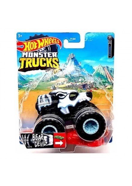 Hot Wheels Monster Trucks  1:64 Bear Devil