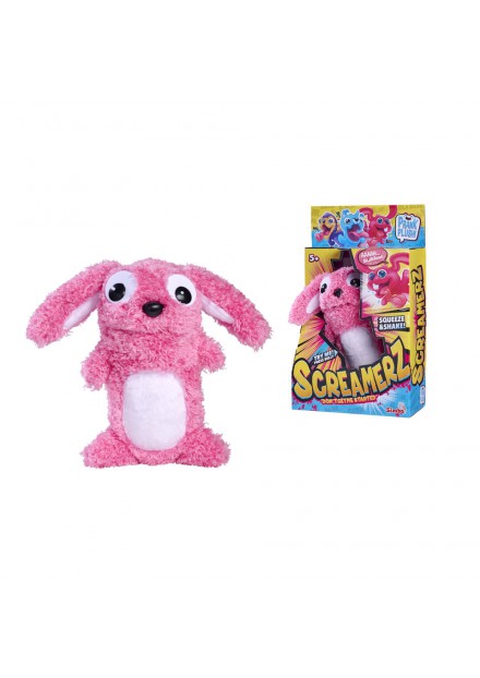 Pluche prank Screamerz konijn roze