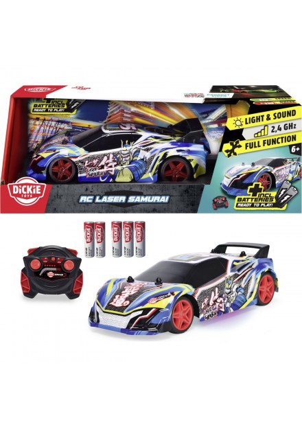 Dickie radiografisch bestuurbare auto Laser Samurai