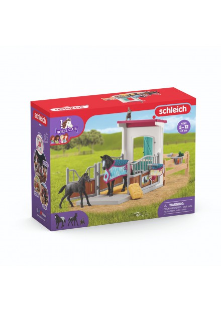 Schleich 42611 Horse Box with mare and foal