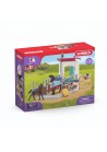 Schleich 42611 Horse Box with mare and foal