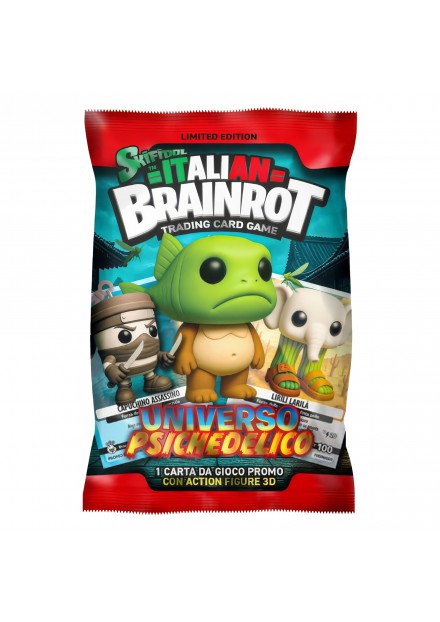 Brainrot s1 3d keychain figure in foilbag assortie
