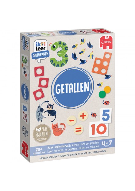 Jumbo -Ik Leer Ontdekken Getallen - Educatief spel - Vanaf 4 jaar