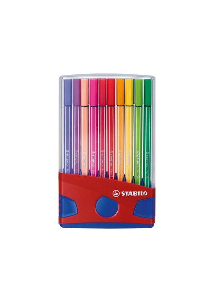 Stabilo Pen 68 Colorparade  rood 20 Kleuren