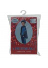 Pietenpak Blauw Cape 110-116 Cm