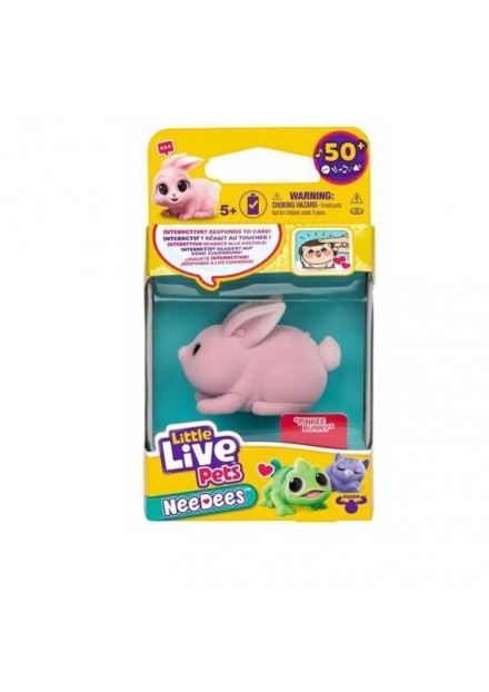 Little live pets needees pinkre konijn