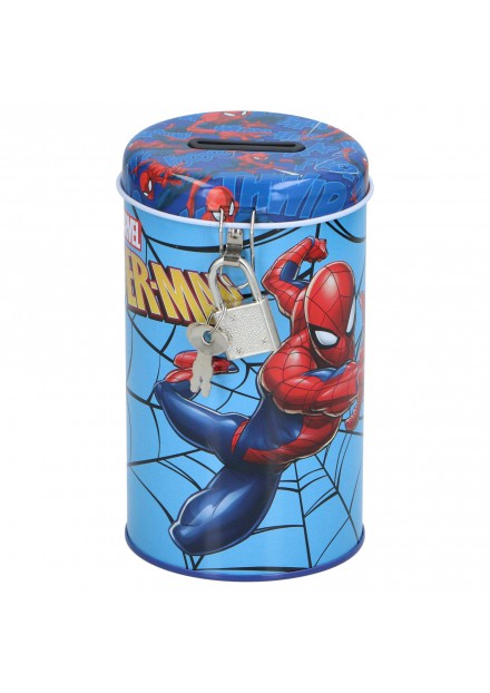 Spaarpot licentie met slot Spider-Man
