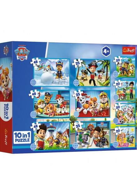 Trefl Puzzel 10 in 1 Paw patrol Team