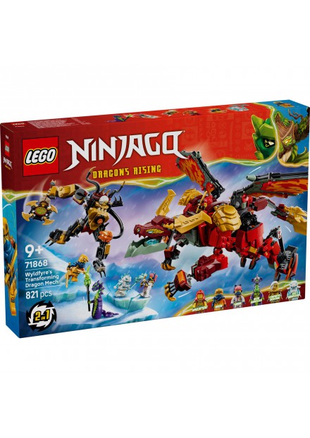LEGO 71868 Ninjago Wyldfyre's Transformerende Drakenmecha