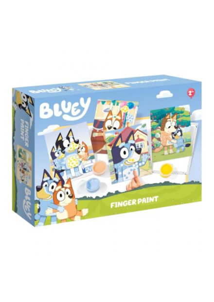 totum Bluey vingerverf set