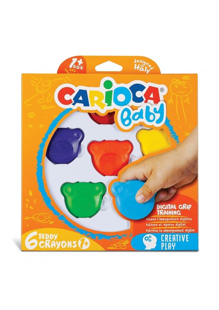 Carioca Baby Teddy Kleurpads Krijtjes