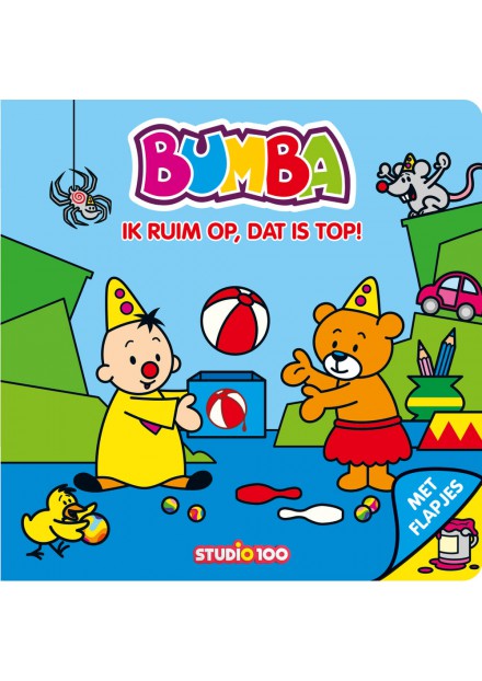 Bumba Kartonboek Met Flapjes - Ik Ruim Op Dat Is Top!