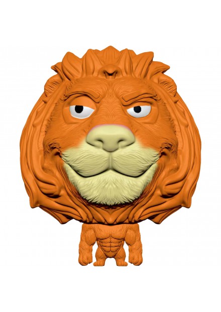 Splats Head Orange Lion 11 cm