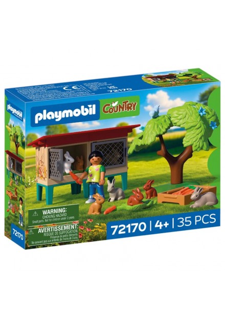 PLAYMOBIL Country 72170 Landelijk Konijnenhok