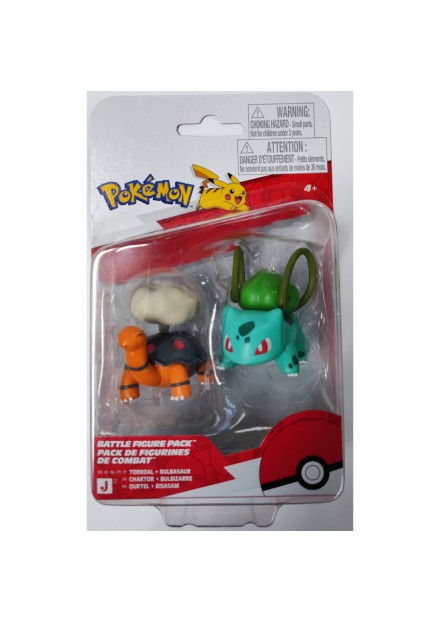 Pokemon battle figuren pack  Bulbasaur & Torkoala