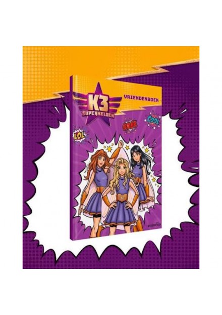 K3 Vriendenboek - Superhelden