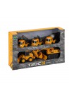 Bouwvoertuigen set 5 stuks