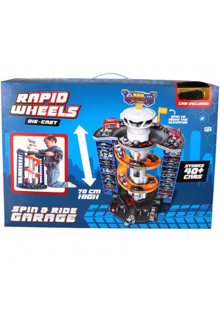 Rapid Wheels Garage toren opberg voor 40+ auto's incl. auto