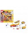 DHL Die cast vliegtuigset 13 delig Dickie