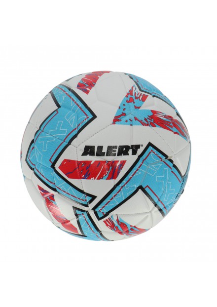 Alert Voetbal luxe wit blauw Maat 5 380 Gram