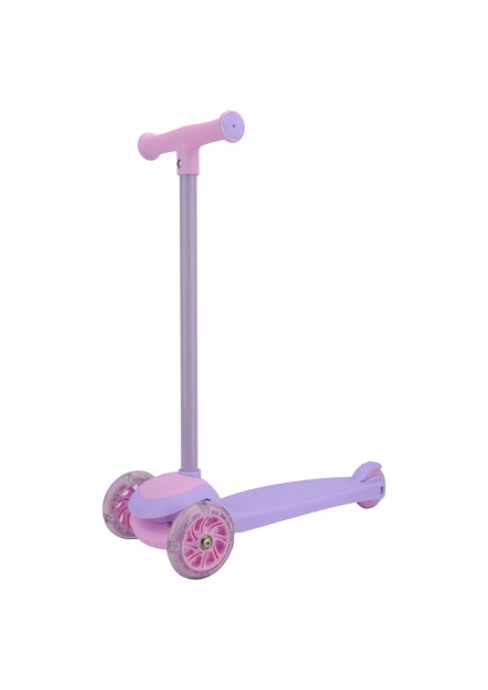 Alert step scooter driewieler roze/paars