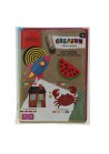 Hobbysheets A4 16 Stuks Vilt/Foam/Glitter