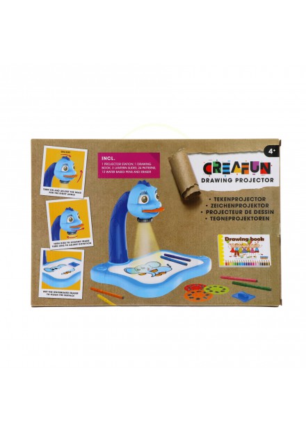 Creafun projector dia blauw + accessoires