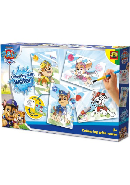 SES Paw Patrol - Kleuren met water