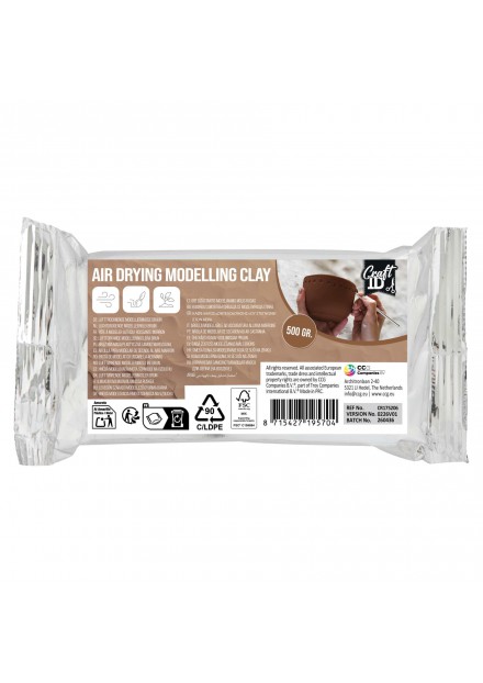 1/2 kilo klei terra cotta