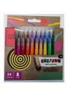 Mini markers stiften 24 stuks Creafun