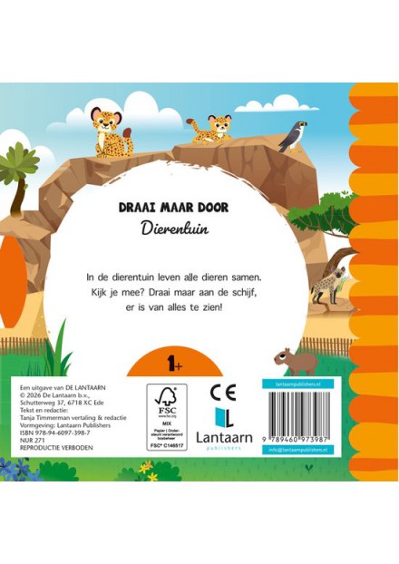 Boek Draai maar door - Dierentuin