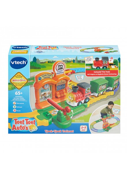 Vtech Toet Toet Tjoek-Tjoek Treinset + Tim Trein