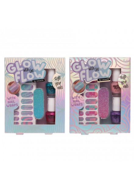 Glow With The Flow Nagelstickers
